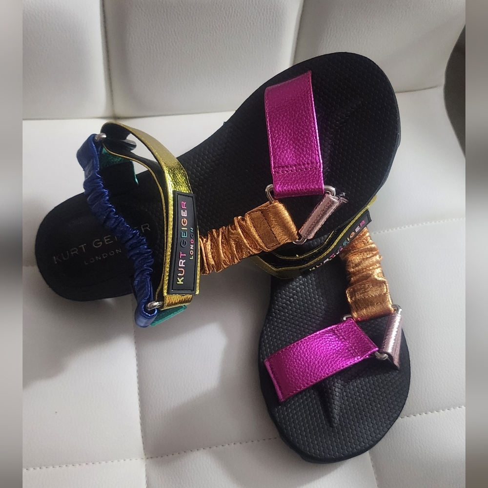 Kurt Geiger Multicolor Sandals, Size 36.